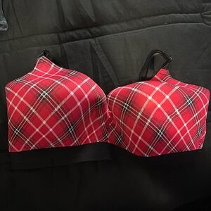 PINK Wireless Plaid 40DDD